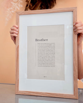 "Brother" Print