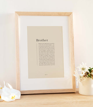 "Brother" Print