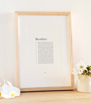 "Brother" Print