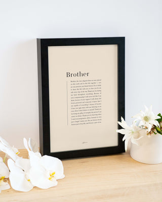 "Brother" Print