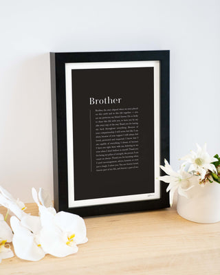 "Brother" Print