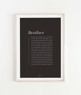 "Brother" Print