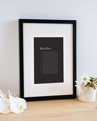 "Brother" Print