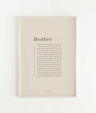 "Brother" Print