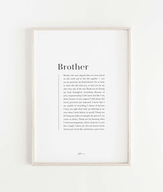 "Brother" Print