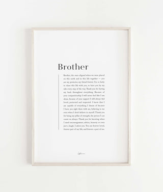 "Brother" Print