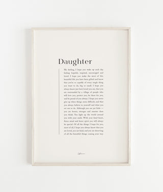 "Daughter" (child) Print
