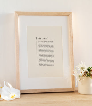 "Husband" Print