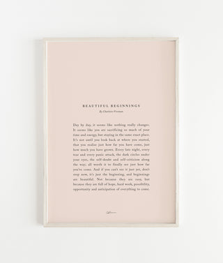 A4 Soft Pink / Unframed