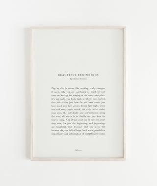 A4 Soft White / Unframed