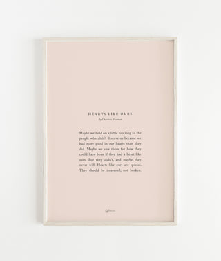 A4 Soft Pink / Unframed