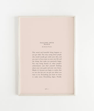 A4 Soft Pink / Unframed