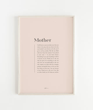 A4 Soft Pink / Unframed