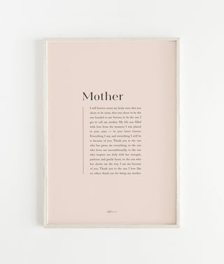 A4 Soft Pink / Unframed