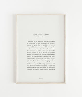 A4 Soft White / Unframed