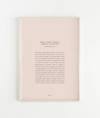 A4 Soft Pink / Unframed