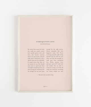 "Unrequited Love" Print