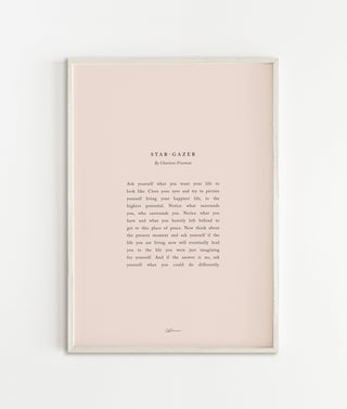 "Star-Gazer" Manifestation Print