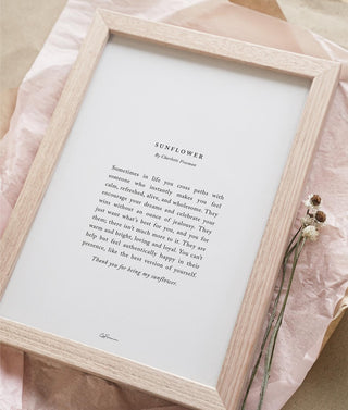 A4 Soft White / Raw Oak / Standard A4 (Without Border)