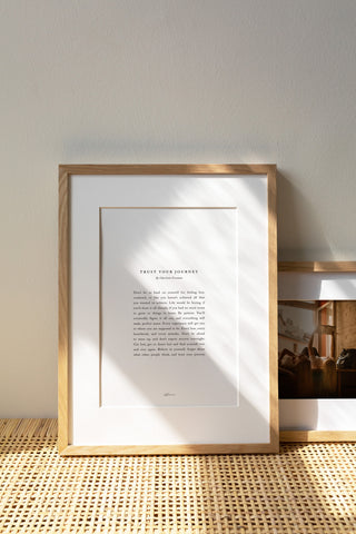 "Trust Your Journey" Print