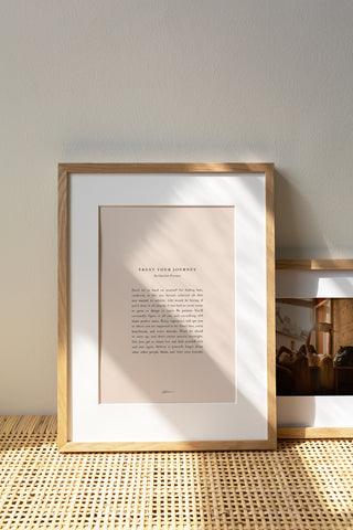 "Trust Your Journey" Print