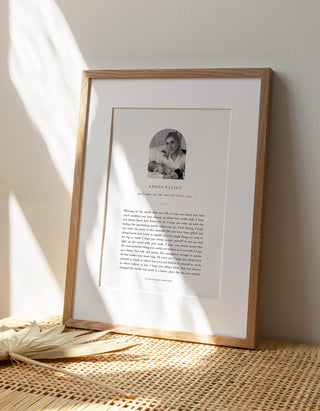 "Welcome Little One" Personalised Print With Photo