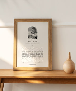 "Welcome Little One" Personalised Print With Photo