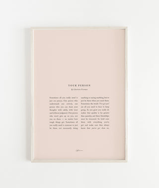 "Your Person" Print