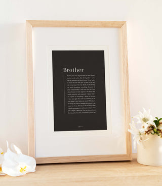 "Brother" Print