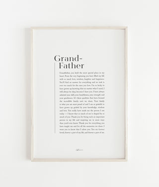 "Grandfather" Print