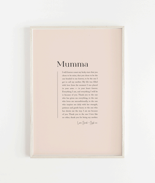 Personalised Digital Download "Mother" Print