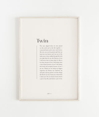 "Twin" Print